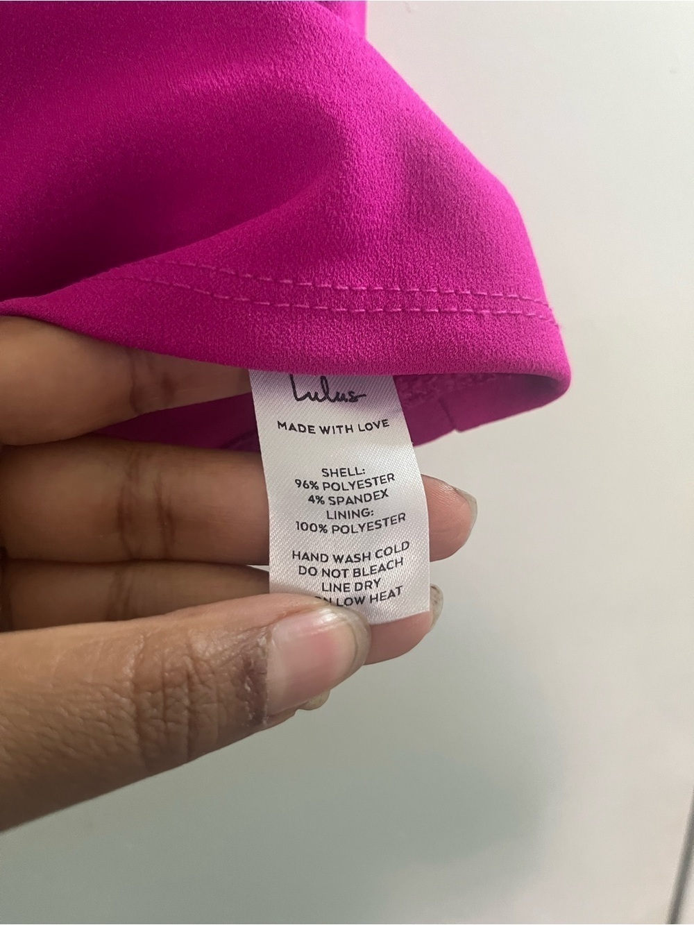 Lulu's Bright Fuchsia Square-Neck Crop Tank - Picture 4 of 4